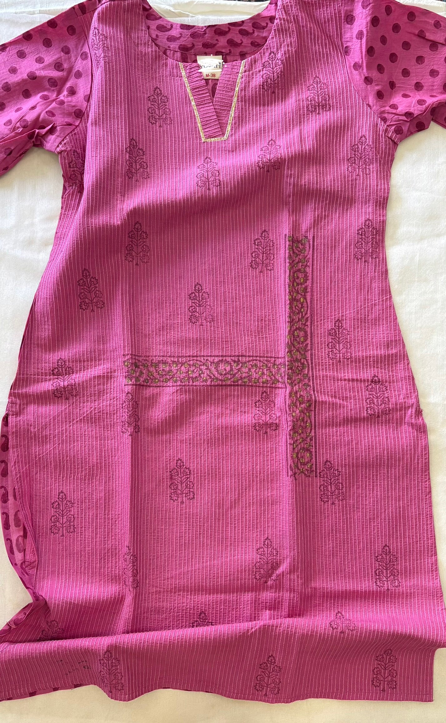 Cotton Pink Kurti