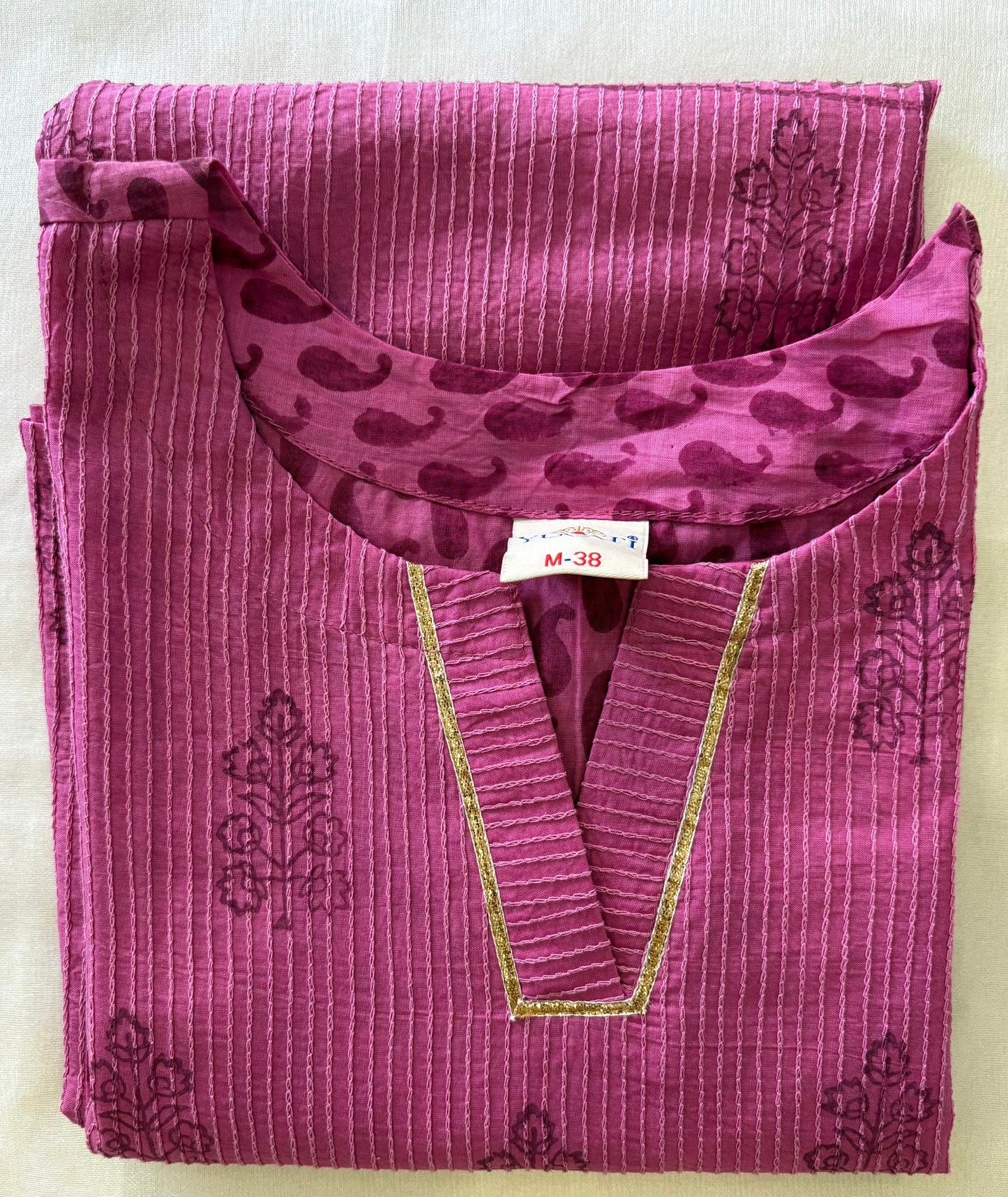 Cotton Pink Kurti