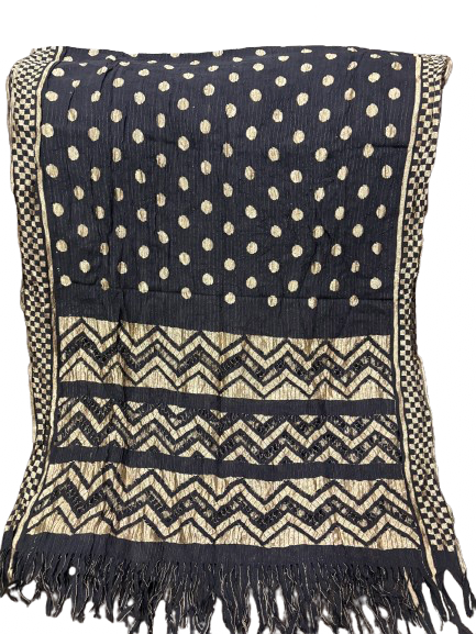 Soft net Banarasi print cut work dupatta