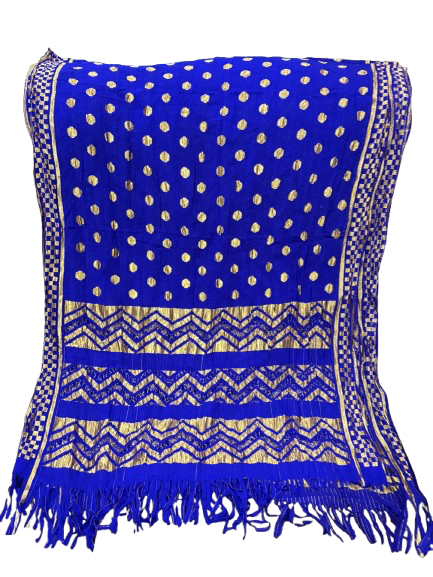 Soft net Banarasi print cut work dupatta