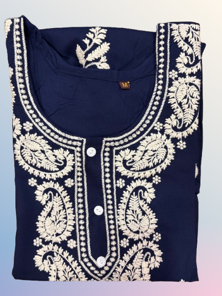 Pure Cotton Lucknowi Chikan Kurti