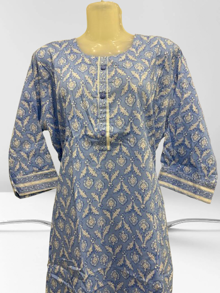 Pure Cotton Printed Kurti Pant Set